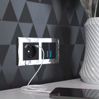 Рамка для выключателей и розеток Werkel W0021220