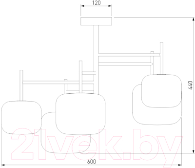 Люстра Евросвет Jar 70128/5