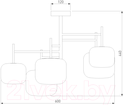 Люстра Евросвет Jar 70128/5 