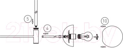 Люстра Евросвет Nuvola 70129/8