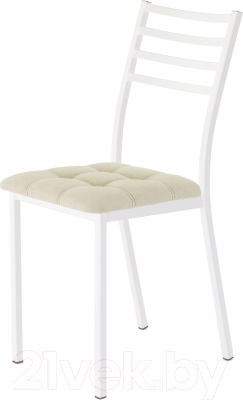 Стул AMC Comfort 4.6.3 (ткань бежевый/белый) - фото