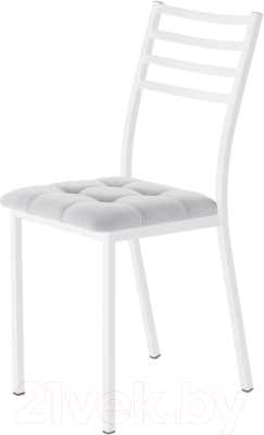 Стул AMC Comfort 4.6.6 (ткань серый/белый) - фото