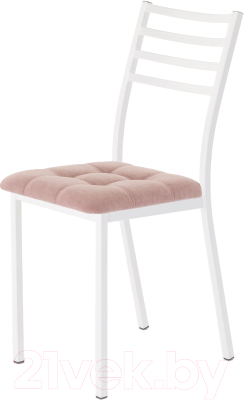 Стул AMC Comfort 4.6.7 (ткань розовый/белый) - фото