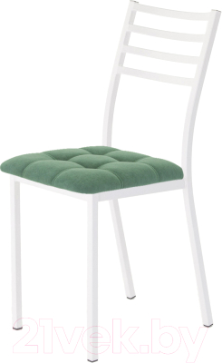 Стул AMC Comfort 4.6.9 (ткань зеленый/белый) - фото
