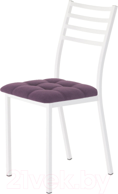 Стул AMC Comfort 4.6.14 (ткань баклажан/белый) - фото