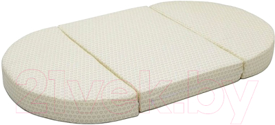 Матрас в кроватку Farfello Для круглой и овальной кроватки 75x125x10 / FT (холо-кокос)