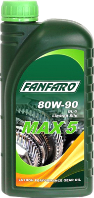 Трансмиссионное масло Fanfaro Max-5 GL-5 80W90 - фото