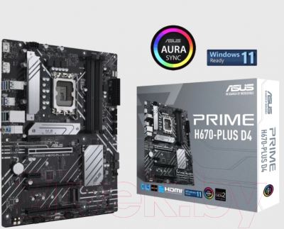 Материнская плата Asus Prime H670-Plus D4