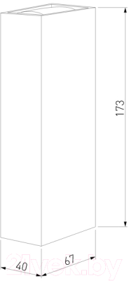 Бра уличное Elektrostandard Blaze LED 35136/W