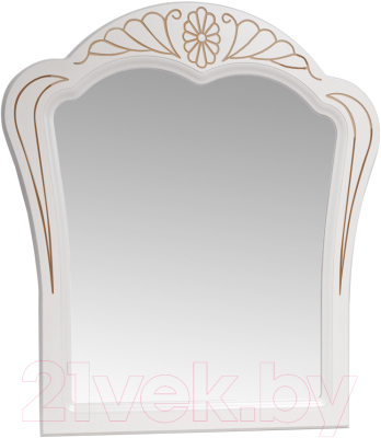 Зеркало ФорестДекоГрупп Луиза (слоновая кость) - фото