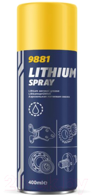 Смазка техническая Mannol Lithium Spray / 9881 - фото