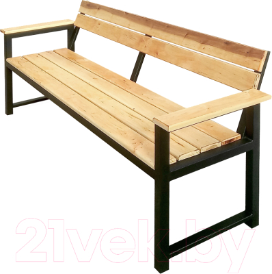 Скамья садовая СтальСнабДизайн Лофт - фото