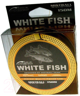 Леска монофильная Mistrall Shiro White Fish 0.22мм 150м / ZM-3476022
