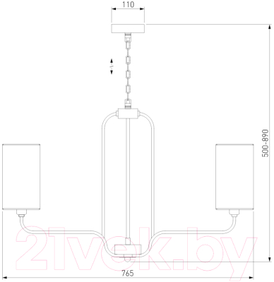 Люстра Евросвет Purezza 60128/6