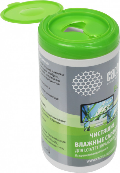 Салфетки для ухода за техникой Cactus CS-1001PE