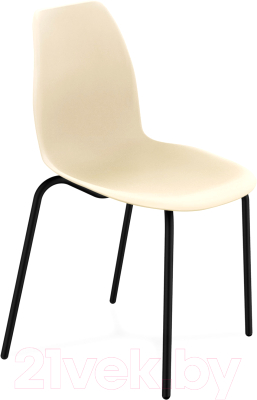 Стул Sheffilton SHT-ST29/S130 HD (бежевый/черный муар) - фото