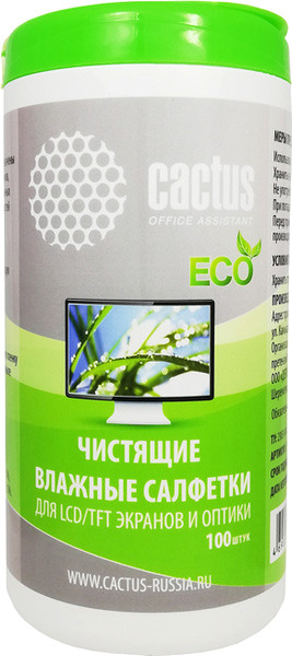 Салфетки для ухода за техникой Cactus CS-T1001E - фото