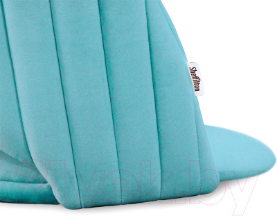 Стул барный Sheffilton SHT-ST34-1/S65-1 (голубая пастель/светлый орех)