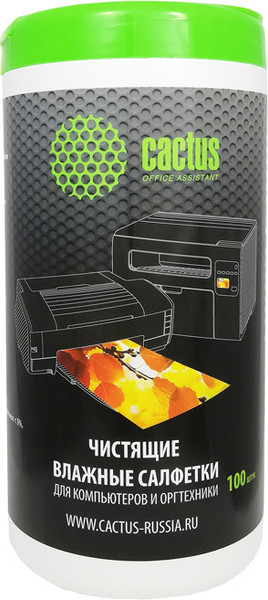 Салфетки для ухода за техникой Cactus CS-T1002 - фото