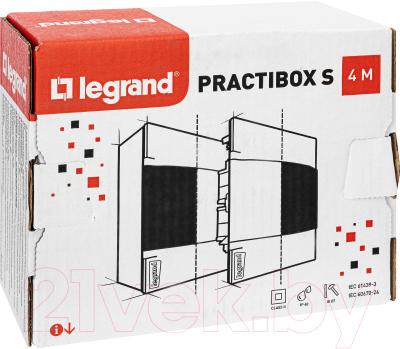 Щит распределительный Legrand Practibox S 4М / 134604