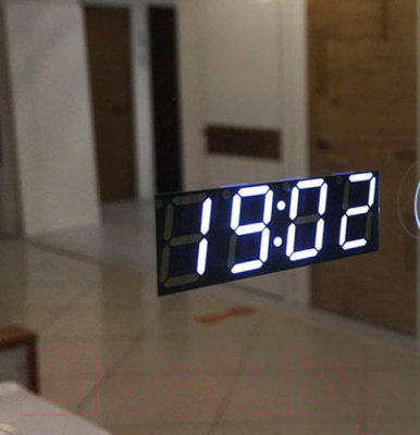 Зеркало Пекам Vesta 90x75 / Vesta-90x75spcl (с подсветкой, сенсором на прикосновение, подогревом и часами)