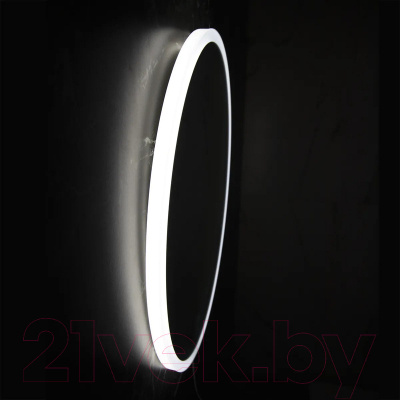 Зеркало Пекам Vesta 90x75 / Vesta-90x75spcl (с подсветкой, сенсором на прикосновение, подогревом и часами)