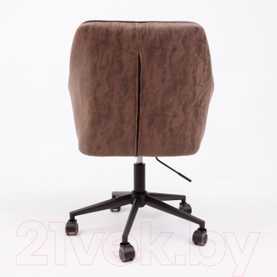 Кресло офисное AksHome Barren (винтажный коричневый/черный)