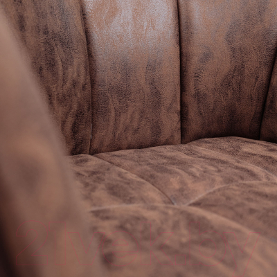 Кресло офисное AksHome Barren (винтажный коричневый/черный)