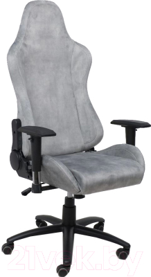 Кресло офисное AksHome Titan (серая замша) - фото