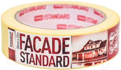 Лента малярная Beorol Facade Standard 30мм/33м
