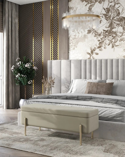 Банкетка Stool Group Болейн с ящиком / 20A544VF-MOMO-3