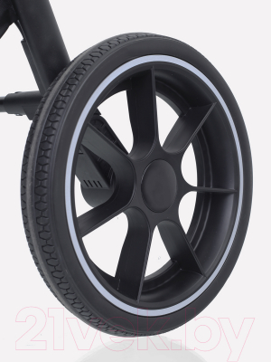 Детская универсальная коляска MOWbaby Zoom PU 2 в 1 / RA086 (Silver Grey)