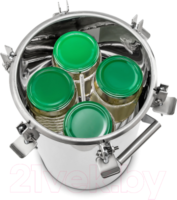 Автоклав для консервирования ДОБРЫЙ ЖАР 2в1 Классический (17л)