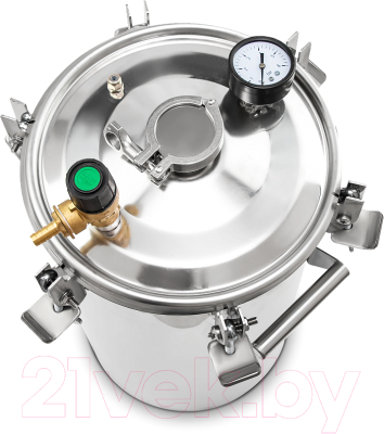 Автоклав для консервирования ДОБРЫЙ ЖАР 2в1 Классический (17л)