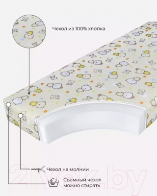 Матрас в кроватку Топотушки Комфорт 60x119