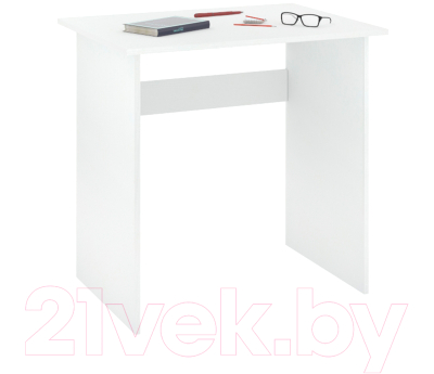 Письменный стол Кортекс-мебель Эльф 80 (белый)