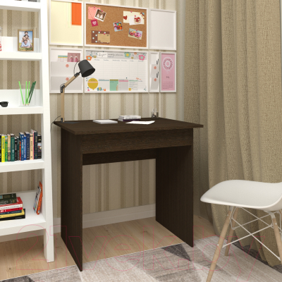 Письменный стол Кортекс-мебель Эльф 80-1ш (венге)