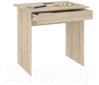 Письменный стол Кортекс-мебель Эльф 80-1ш (дуб сонома)