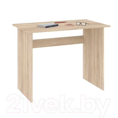 Письменный стол Кортекс-мебель Эльф 100 (дуб сонома)