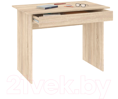 Письменный стол Кортекс-мебель Эльф 100-1ш (дуб сонома)