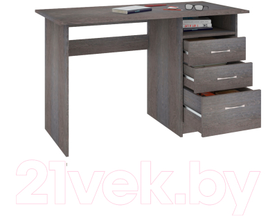 Письменный стол Кортекс-мебель Эльф 120-3ш