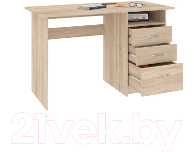 Компьютерный стол Кортекс-мебель Эльф 120-3ш