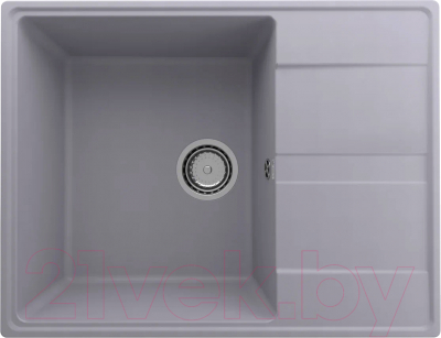 Мойка кухонная Ulgran Quartz Prima 650-05 (бетон) - фото