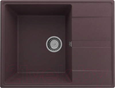 Мойка кухонная Ulgran Quartz Prima 650-06 (трюфель) - фото