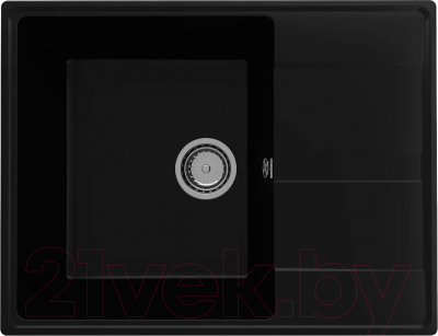 Мойка кухонная Ulgran Quartz Prima 650-07 (уголь) - фото