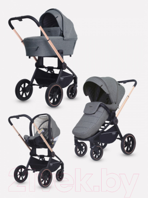 Детская универсальная коляска MOWbaby Zoom PU 3 в 1 / RA087
