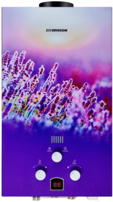 Газовая колонка Edisson E 20 GD (лаванда) - фото