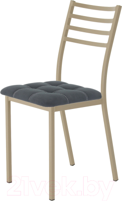 Стул AMC Comfort 4.10.1 (ткань черный/капучино) - фото