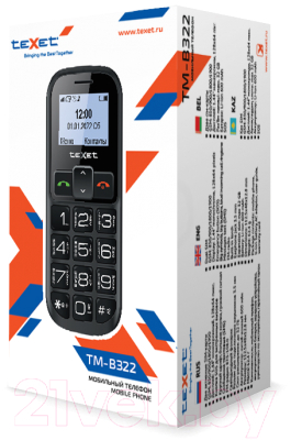 Мобильный телефон Texet TM-B322