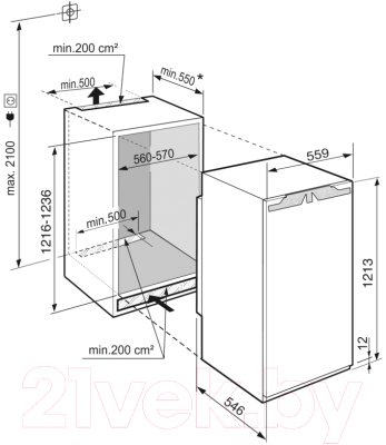 Встраиваемый холодильник Liebherr IRe 4100